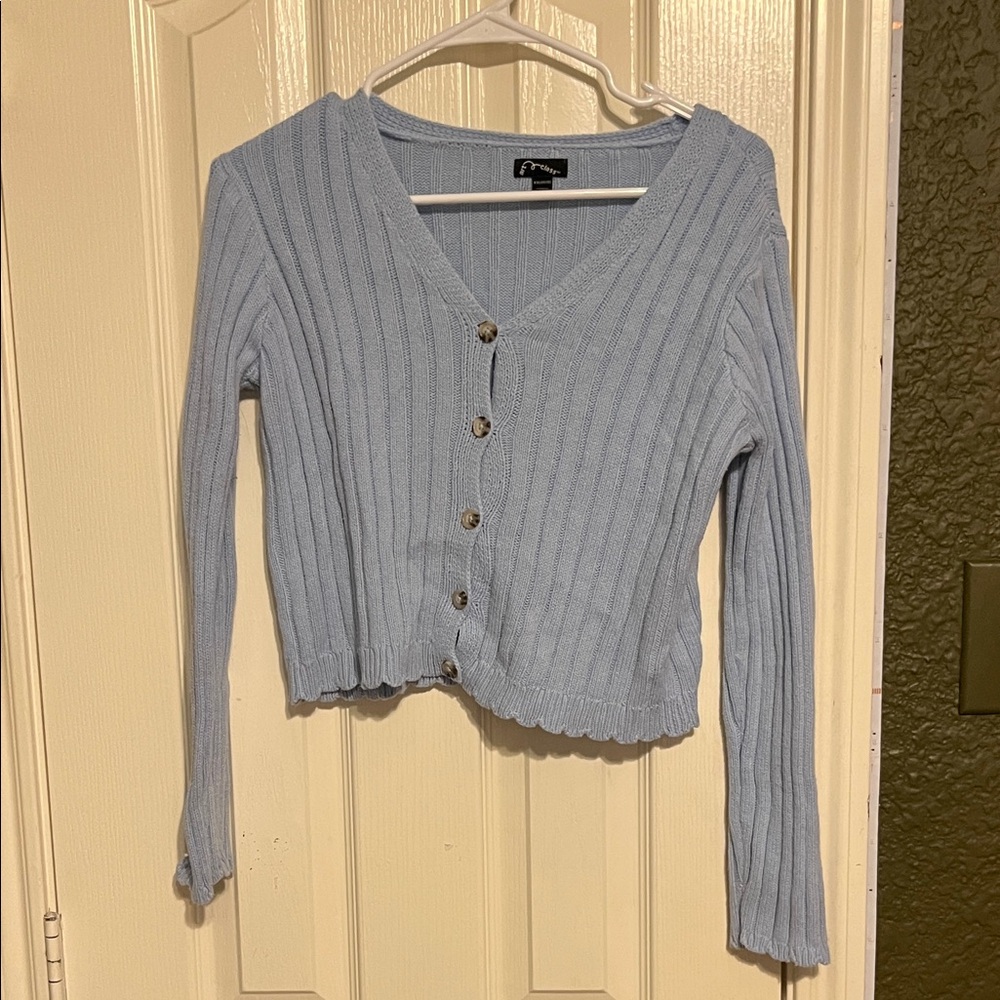 Art Class Blue Textured Fabric